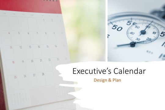 Managing Executive's Annual Calendar